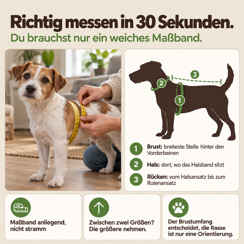 Allwetter - Hundemantel mit integriertem Geschirr